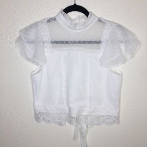 Mi Ami Adorable White Top S